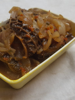 A picture of Ram organ pepper soup.