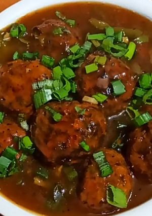 A picture of वेजिटेबल मंचूरियन (Vegetable manchurian recipe in hindi).