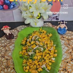 A picture of Crispy Corn chaat.