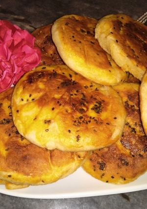 عکسی از دستور نان روغنی مغزدار