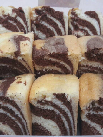 Cara Bikin Zebra Cake Putih Telur (Panggang OK Kukus Ok) Murah