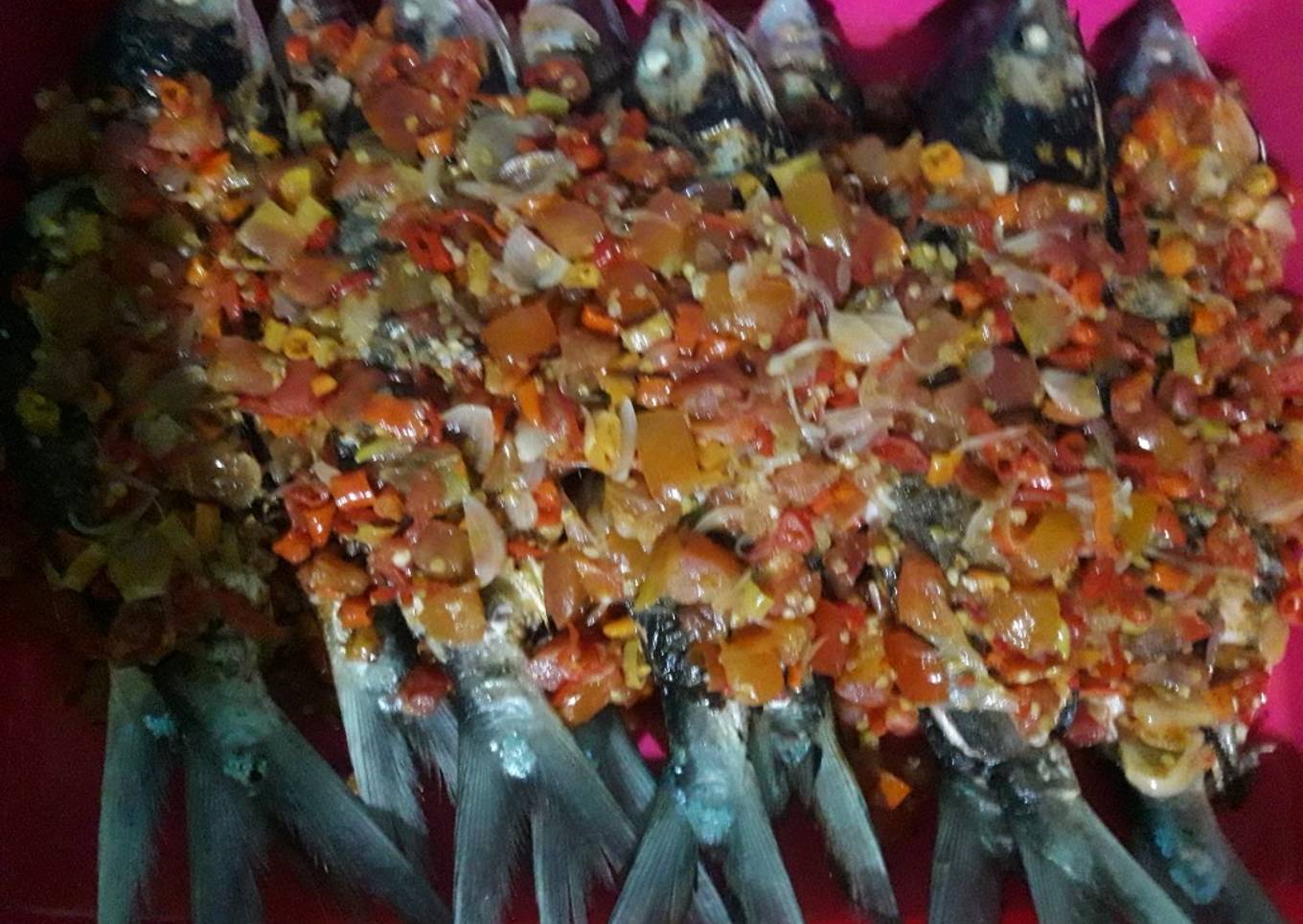 Bandeng bakar cabut duri sambal dabu dabu