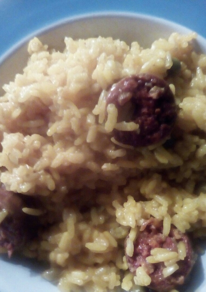Una foto de Arroz con chorizos