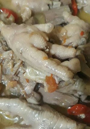 Foto resep Lodeh ceker pedas
