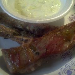 A picture of Greek ribs.