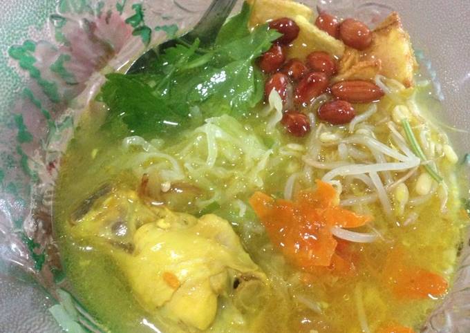 Cara Gampang Menyiapkan Soto ayam jawa yang Lezat