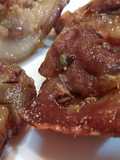 Jeta (Careta de cerdo asada), en microondas