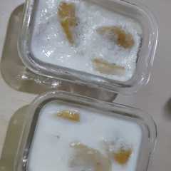 A picture of Nagasari susu (Start 8 bulan).