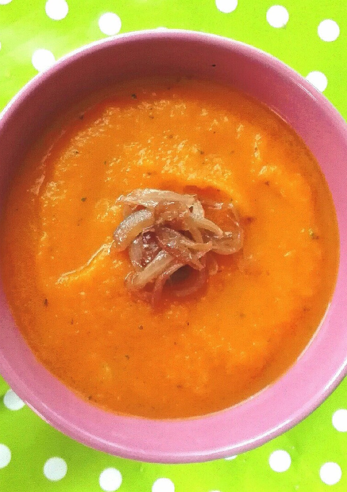 Una foto de Puré de calabaza a la naranja