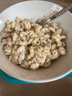 A picture of Easy macaroni salad.