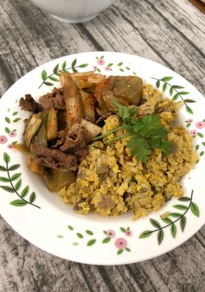 Hình của món Cơm rang dưa bò.