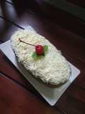 Cake/Bolu Pandan Jadul 2 Telur (Metode All in One)