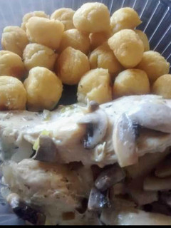 Una foto de Suprema c/Portobellos y Papas Noissette! 🇦🇷❤️