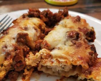 The New Way Make Recipe Stuffed Manicotti with Meat Sauce Restaurant Style