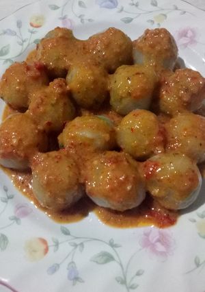 Foto resep Cilok Bumbu Kacang ala Dapur Keke