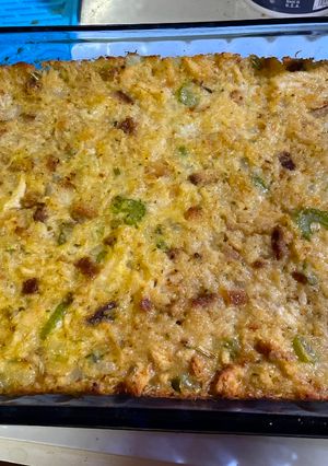 A picture of Chicken Stuffing Casserole.