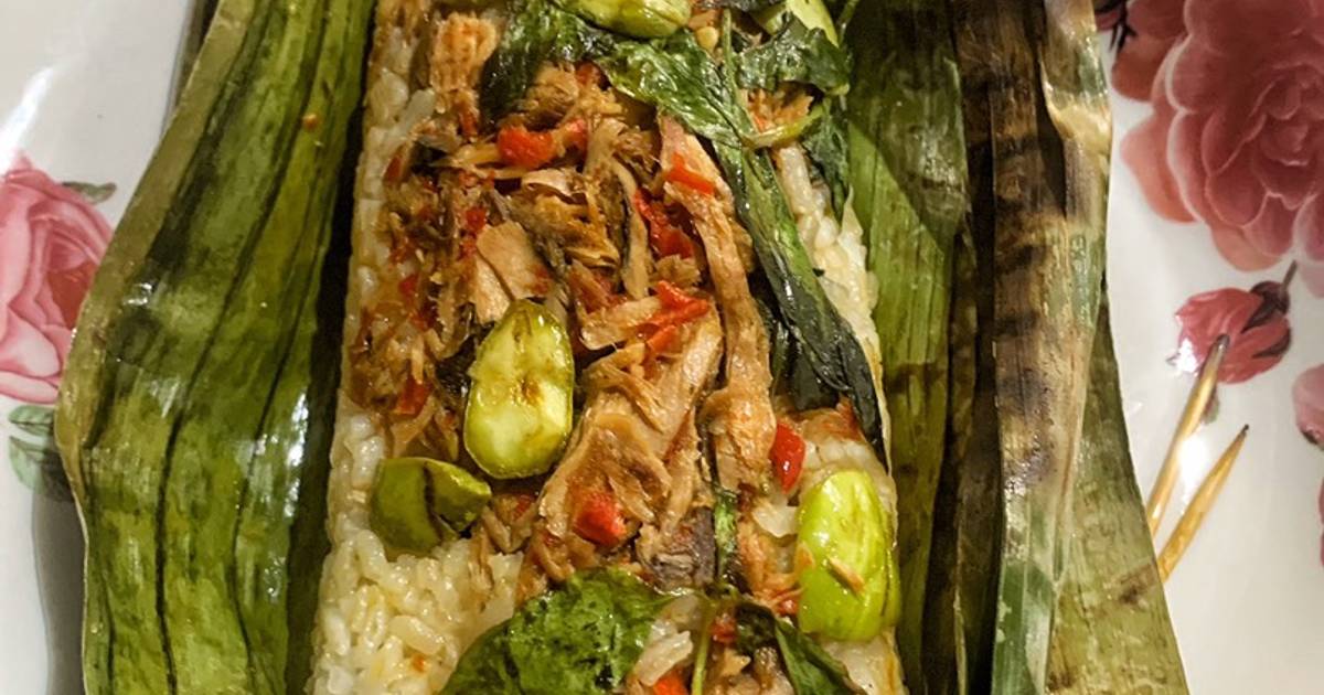 Resep Nasi Bakar Tongkol Suwir Oleh Herlina Jayanti Sutjonong Cookpad