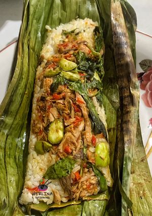 Foto resep Nasi Bakar Tongkol Suwir