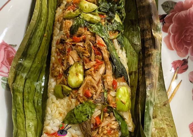 Resep Nasi Bakar Tongkol Suwir Oleh Herlina Jayanti Sutjonong Cookpad