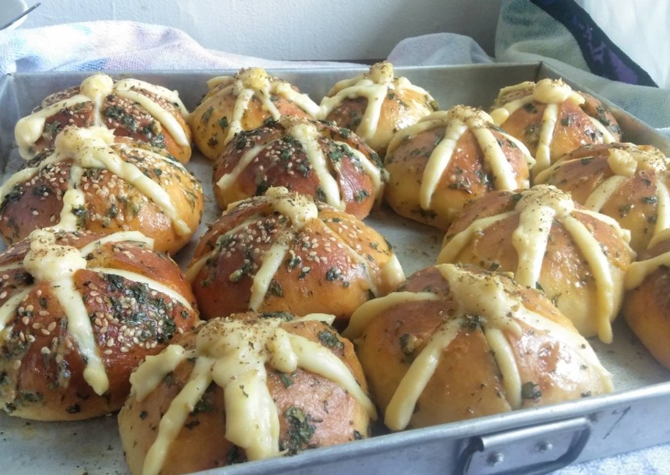 Krim cheese KW untuk isian Korean Garlic dan lain-lain