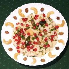 A picture of Samvat Rice Khichdi(Samak Rice Upma).