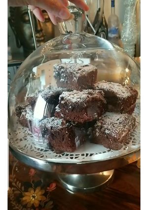 Una foto de Brownies con nueces🇺🇸