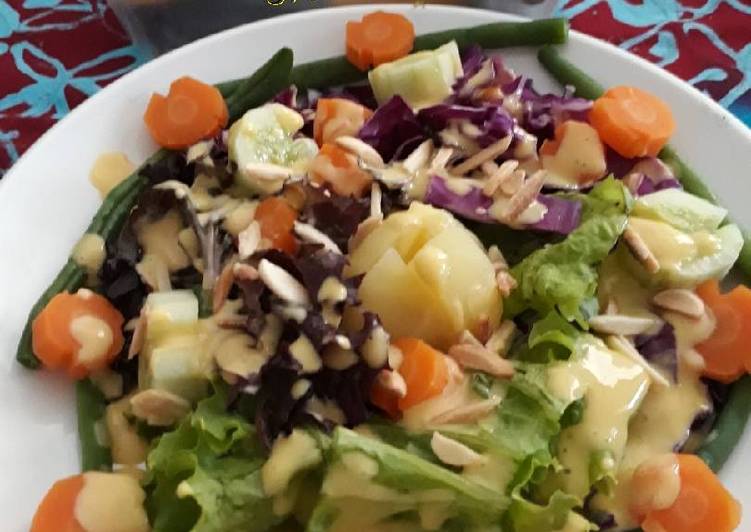 Cara Membuat Salad dressing dg labu parang Super Lezat