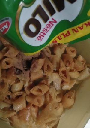 Foto resep Kulit lumpia milo / kripik kulit lumpia