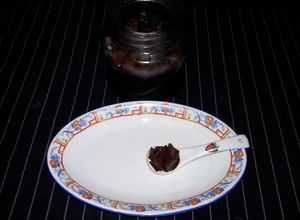 Una foto de Dulce de chayote