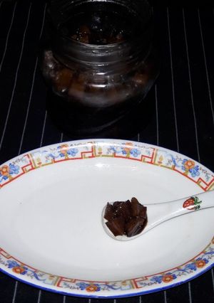 Una foto de Dulce de chayote