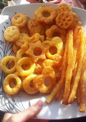 عکسی از دستور 🌼پفک سیب زمینی🌼
