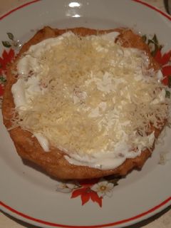 Burgonyás lángos recept fotója