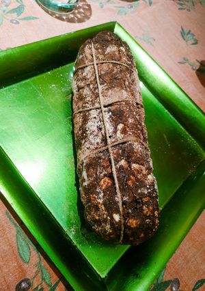 Foto di Salame dolce al cioccolato senza uova