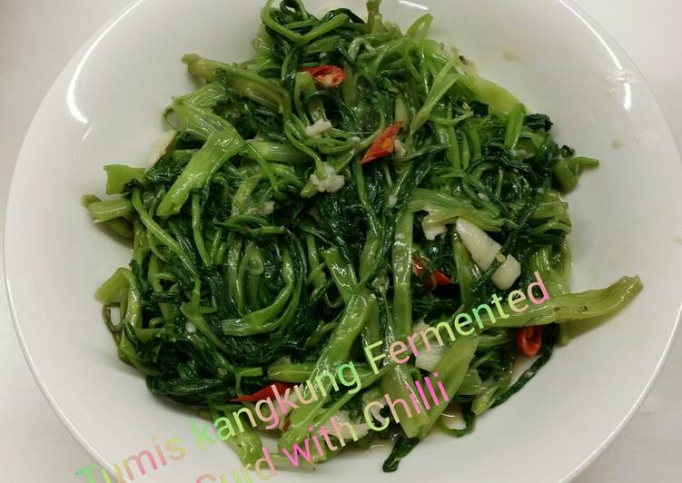 Tumis Kangkung Fermented Bean Curd with Chilli