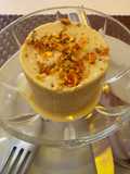 Panna cotta de pistácio