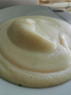 Una foto de Crema de coliflor y queso philadelphia light