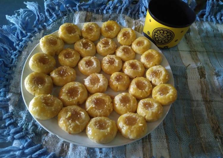 Resep Thumbprint nanas keju yang mudah