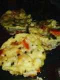 Scones de pollo y verduras