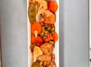 Una foto de menestra verduras