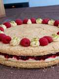 Entremet Macaron Fruits rouges
