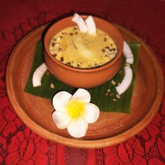 Coconut kheer A picture of Coconut kheer.
