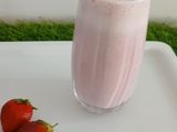Banana, strawberry smoothie