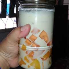 A picture of Manggo milk cheese.