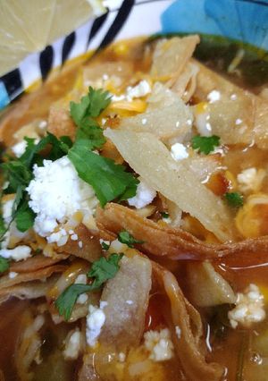A picture of Stone Tortilla Soup.
