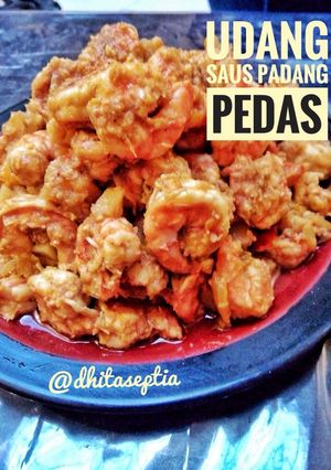 Foto resep Udang Saus Padang Pedas Ala Ala 😄