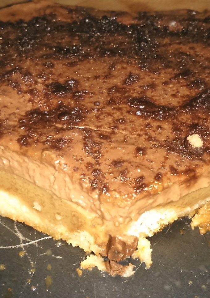 Una foto de Tarta de chocolate y café