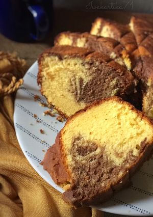 Foto resep Marmer Pound Cake #nonketo