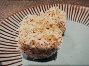 A picture of coconut laddu