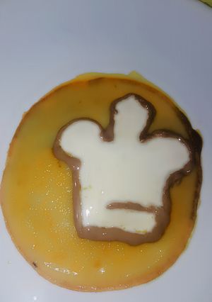 A picture of Cookpad logo Custard pan cake#cookpadnigeriais2.