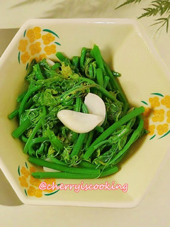 蒜炒龍鬚菜 的食譜成品照片